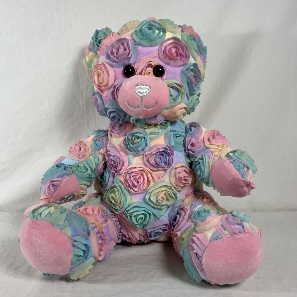 Build a Bear - Pastel Rose Bouquet - Flowers - Valentines Day - Retired